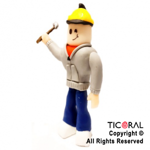 ADORNO ROBLOX GORRO AMARILLO A. PORCELANA FRIA x 1